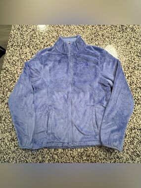 The North Face Fuzzy Embroidered Logo Pullover - Lavender Purple